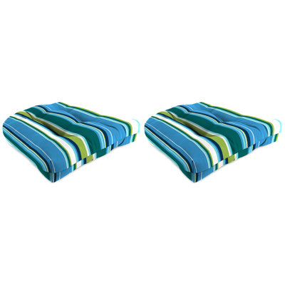 Contoured Outdoor Wicker Seat Cushion