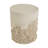 Laigha Outdoor  Modern Coastal Coral-Texture Round MGO Side Table for Patio, Balcony, Living Room