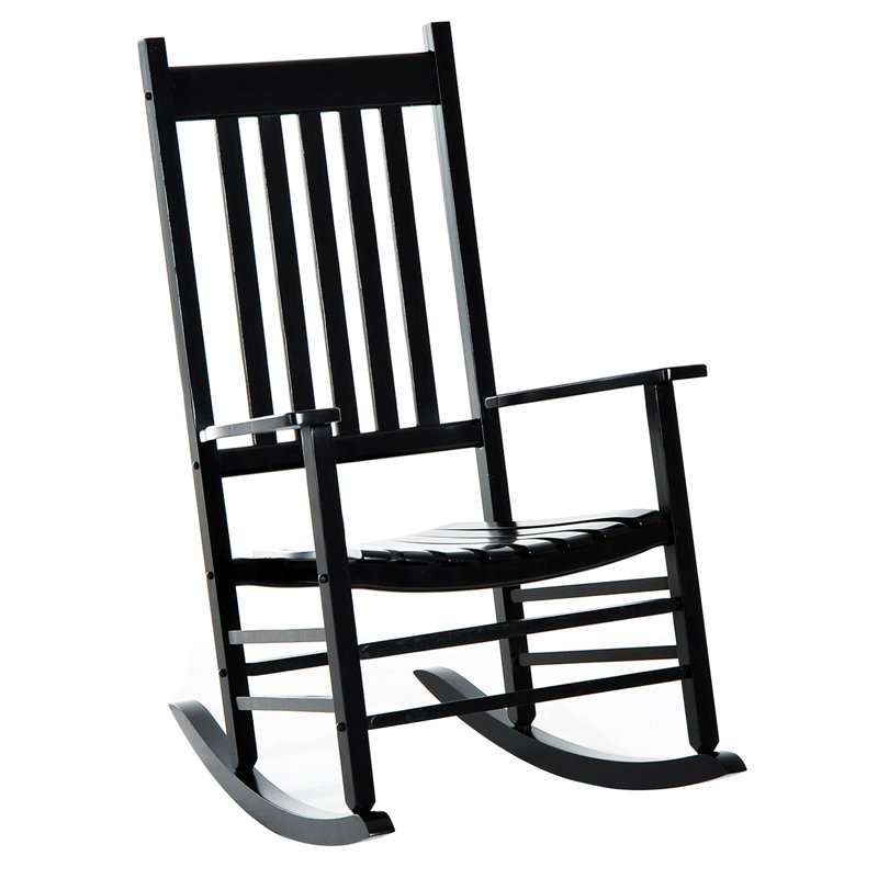 Chaise berçante en bois polyvalente pour la détente et le confort