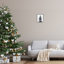 «Snow Covered Christmas Tree Believe», impression-337046987-337046984