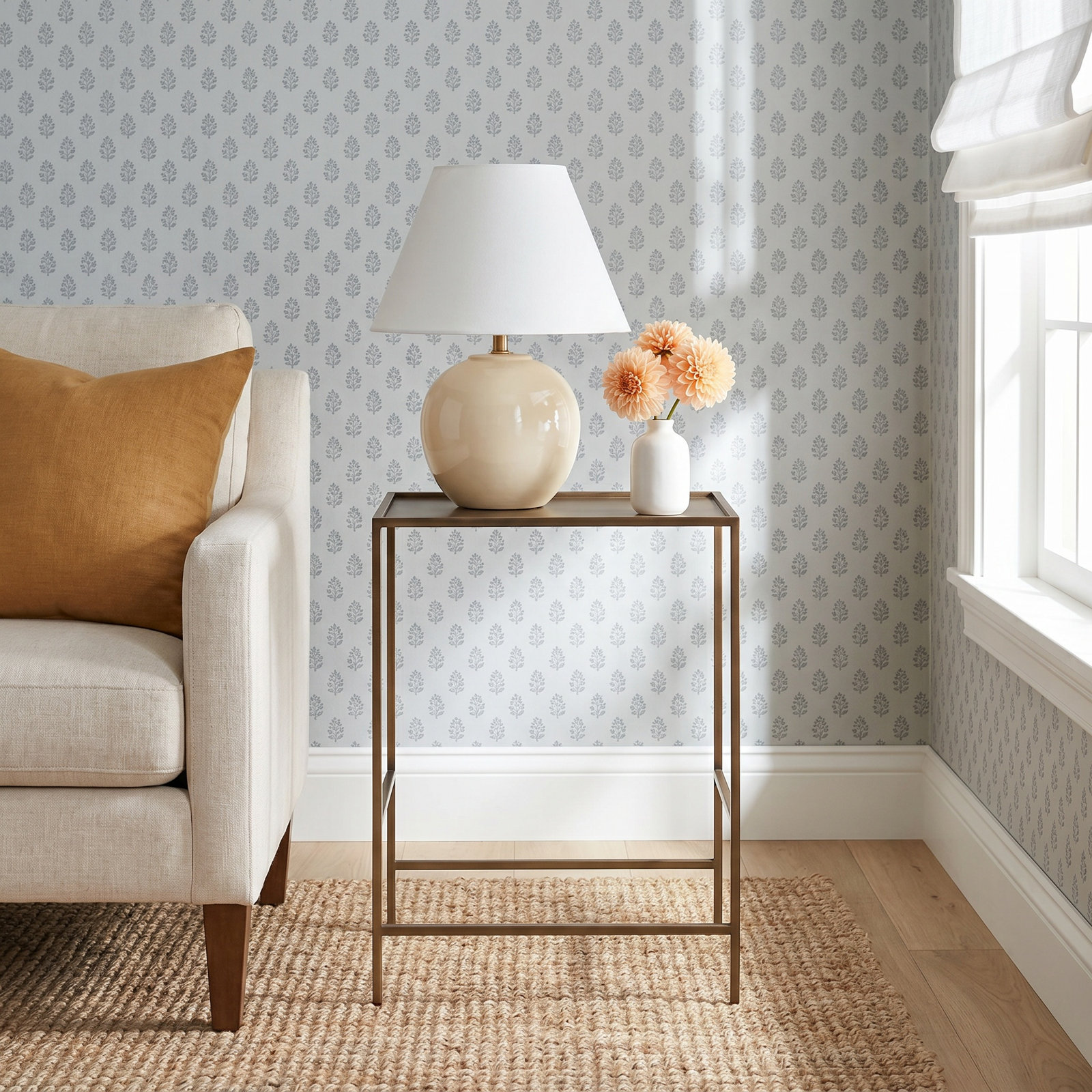 Saratoga Metal End Table