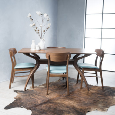 Juliahna Curved Leg Table 5 Piece Dining Set