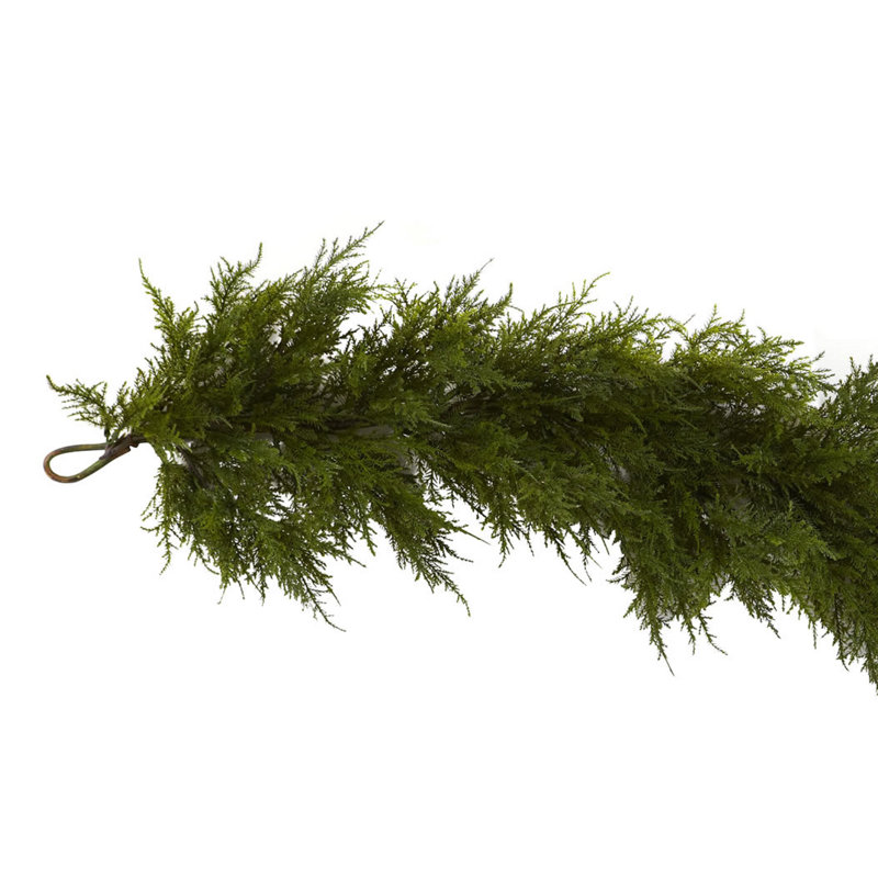 Nearly Natural 60" Green Cedar Artificial Christmas Garland