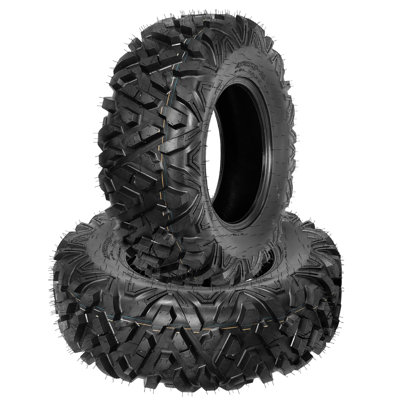 ATV Tires 6-Ply All-Terrain Tubeless Tires for Daily Work, Hunting & Recreational Riding on ATV, UTV, Quad and 4 Wheeler