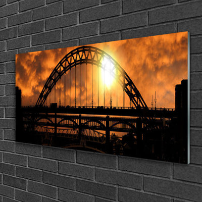 Architecture Bridge - Unframed Photograph on Glass
