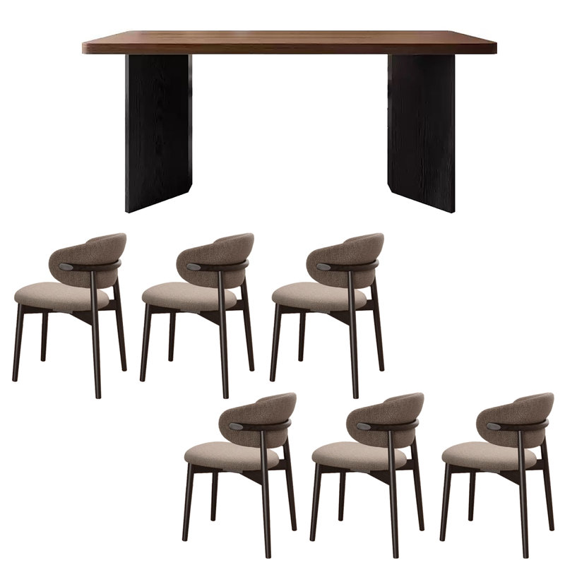 Table de salle à manger rectangulaire, H 30,71 po x L 63 pi x l 31,5 po