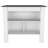 Marble and White Kitchen Island with Three Storage Shelves-721845520-723435426-723435429