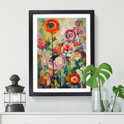 Contemporary Orphism Flowers Vol.4 - Single Picture Frame Print