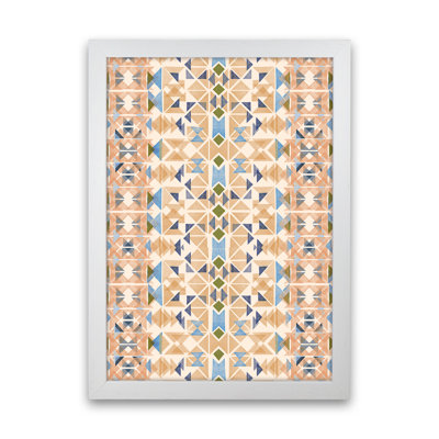 Boho Nomadic Tribal Orange - Print