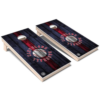 Cleveland Baseball All-Weather Composite Cornhole Set