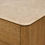 Commode 6 tiroirs Raleigh - marbre cappuccino