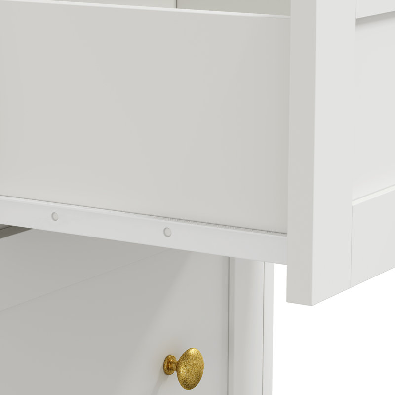 White 7-Drawer Dresser