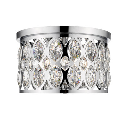 Delphina Crystal Flush Mount