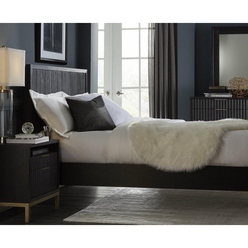 Dornhof Solid Wood Platform Bed, King