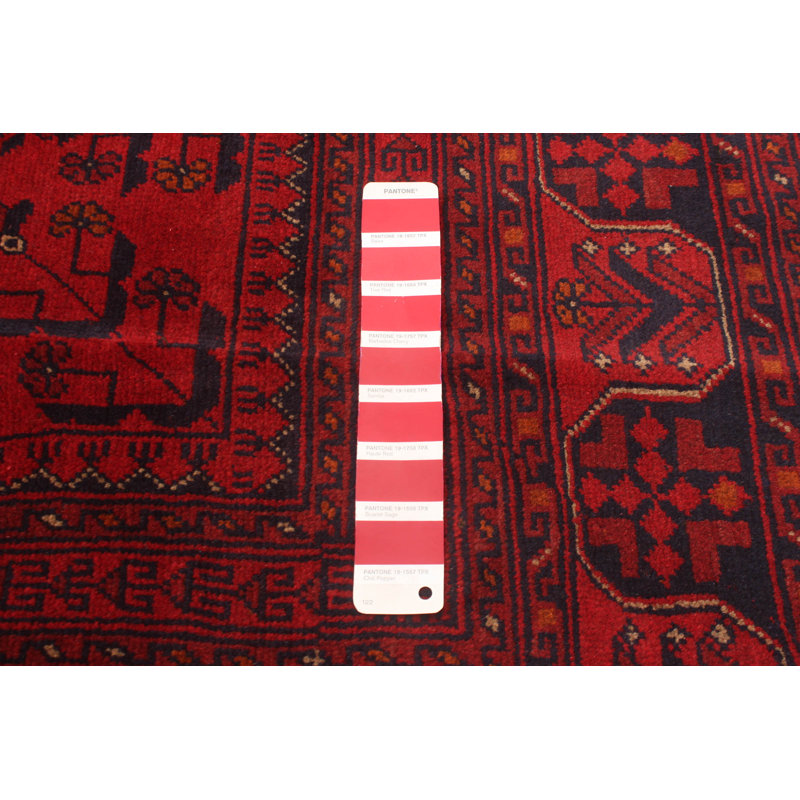 Tapis rouge Maleaha Esari 6 pi 7 po x 9 pi 7 po