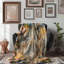 Charme rustique floral en bois - 1 pièce Sherpa Premium-97879046