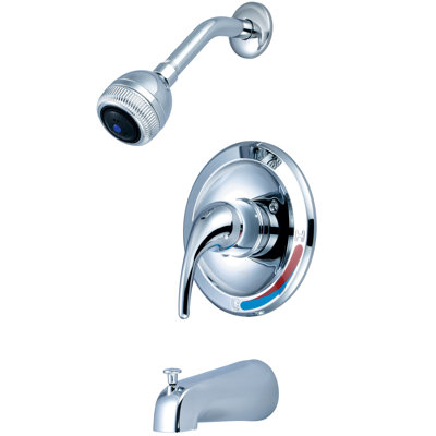 Robinet de douche et baignoire à contrôle de volume à poignée simple Accent