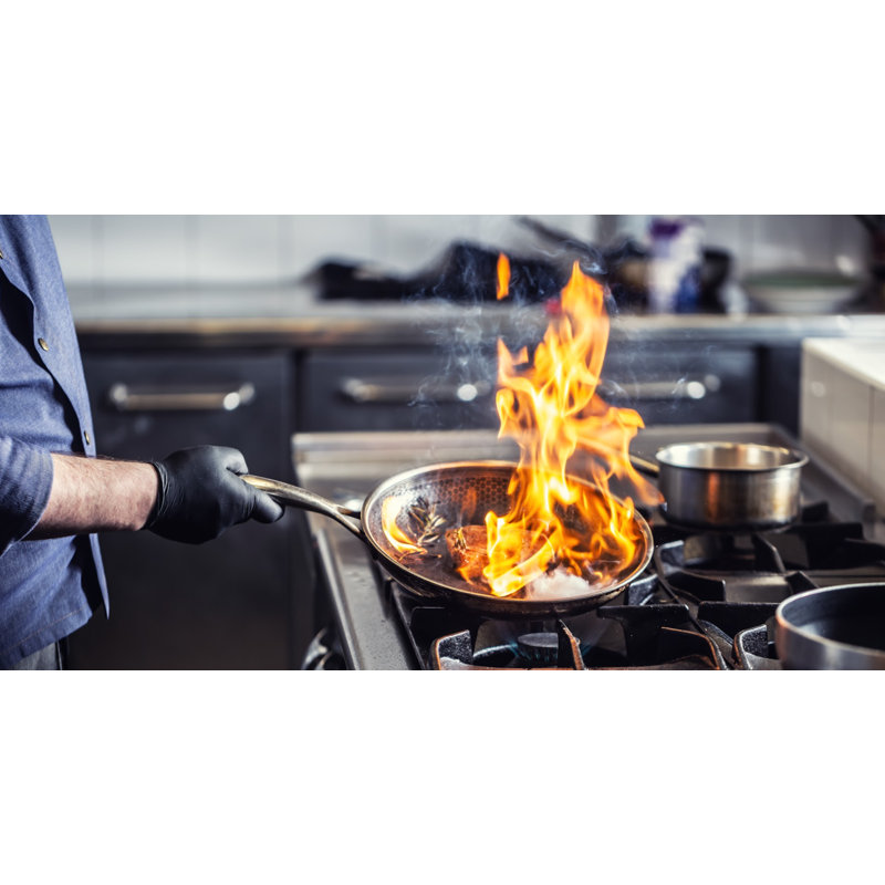 12.5-Inch Stainless Steel Quick Release Wok with Helper Handle