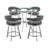 Naomi & Chelsea Glass Top Four Leg Dining Set-69608311-69609020