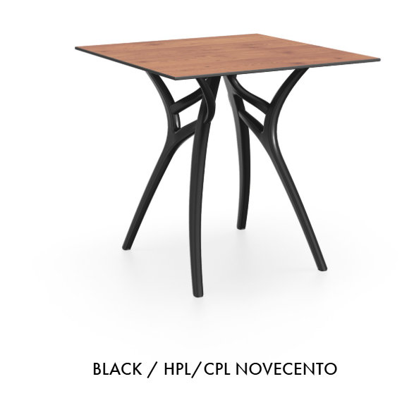 Tilia Ivy-L 90cm Square Table , Novecento