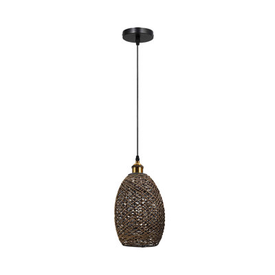 Leesville 1 - Light Black Jar Pendant