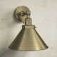 Dillon Single Light Steel Dimmable Armed Sconce