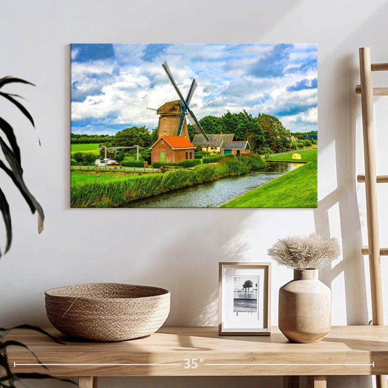 Moulin à vent hollandais Alvord, H 16 po x l 24 po