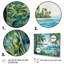 Tranquillité de plage tropicale - art mural côtier-1582501157-1582501129