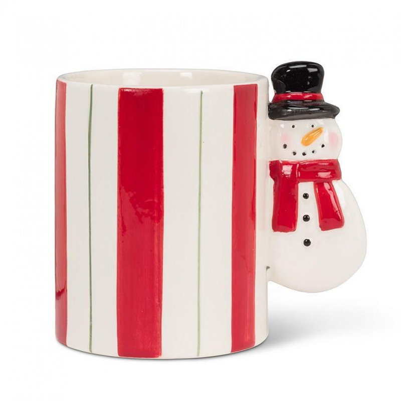 Snowman Stripe Mug