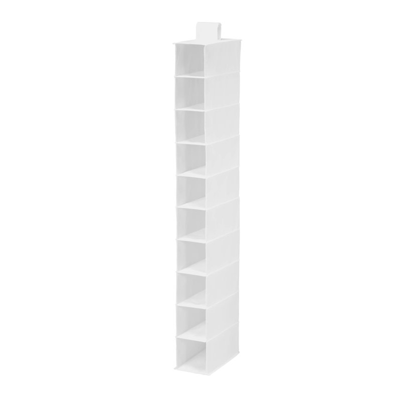 Rangement à chaussures 10 paires, blanc