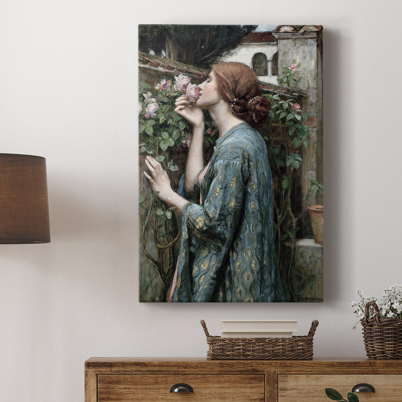 Reproduction de portrait rétro L - galerie Cavas, H 12 po x l 8 po