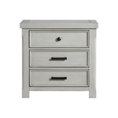 Marquart 3 Drawer Nightstand