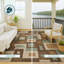 Tapis géométrique Chantille ACN3083 lavable à la machine pour intérieur/extérieur-864991041-864991048