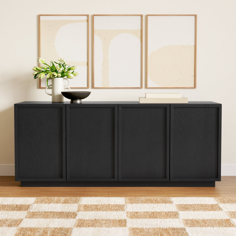 Hudson 58" TV Stand, Black
