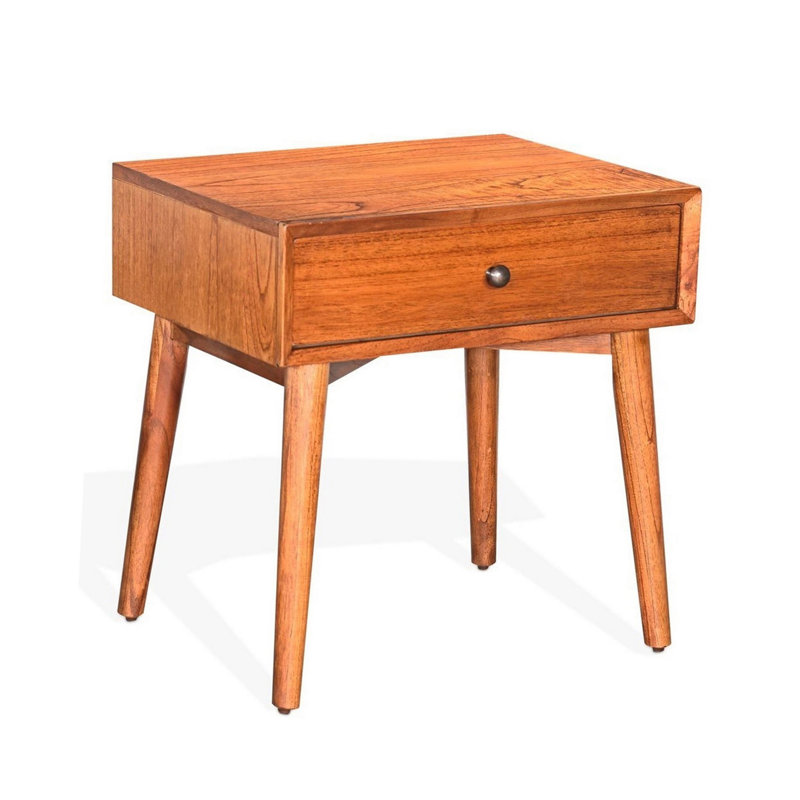 Commode anglaise 1 tiroir Hackler, Teck