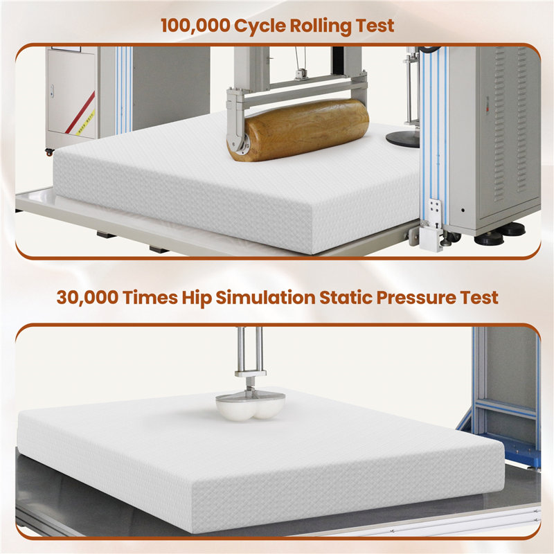 12 Inch Multiple-sized Memory Foam Mattress with 3 Layers, Queen
