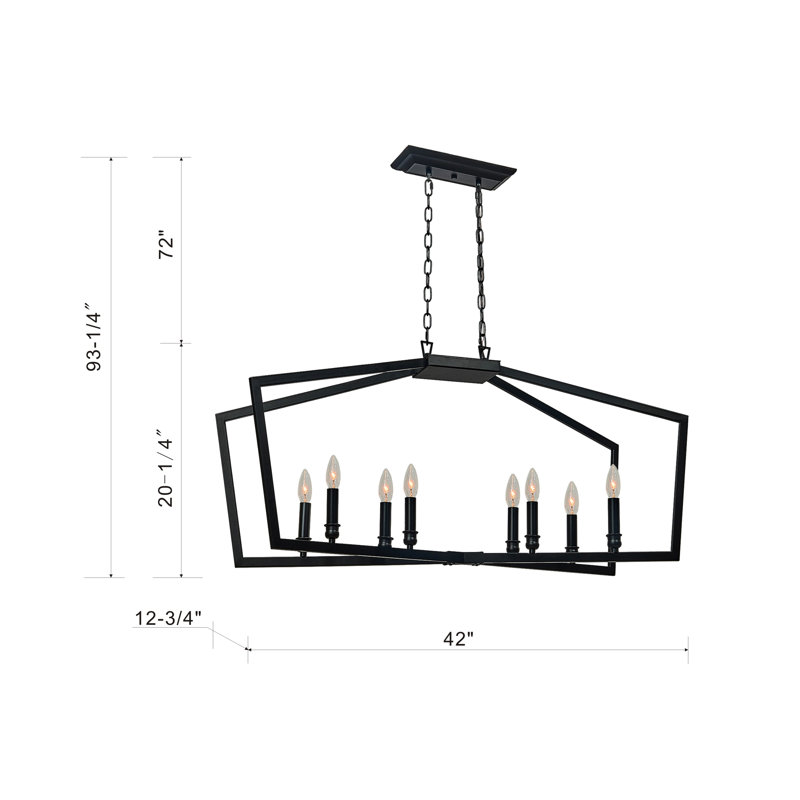 Lustre pour îlot de cuisine Murman