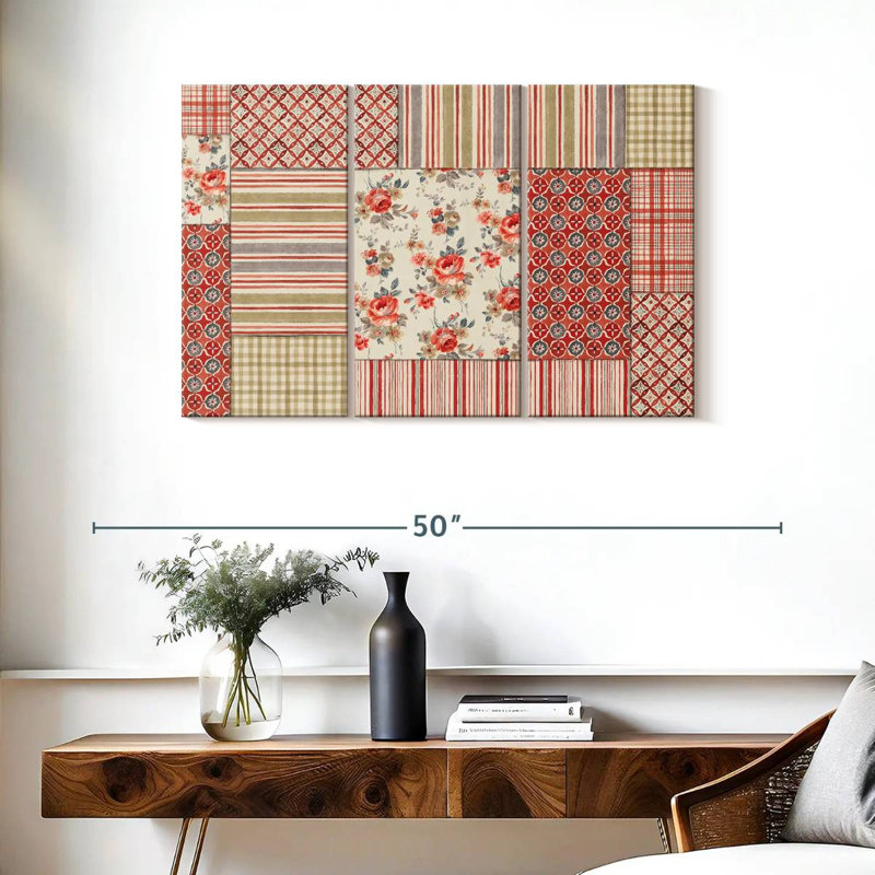 Kerner Farm Patchwork III, 24" H x 38" W