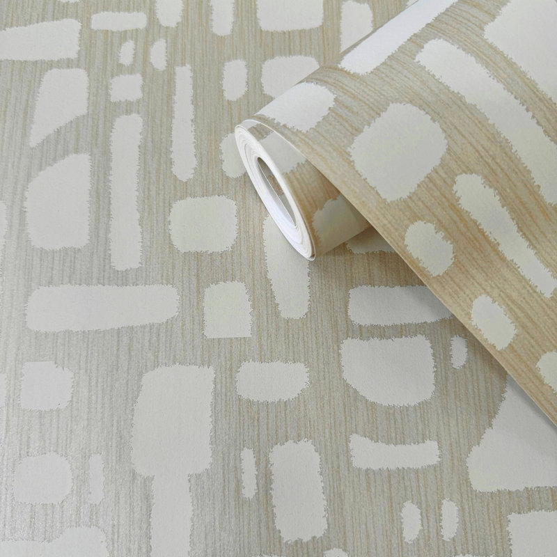 Zen 1000cm x 57cm Wallpaper Roll, Cream