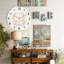 Horloge murale mignonne avec design unique pour la maison - Horloge murale moderne en verre 12 po