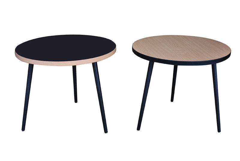 Cube Four Leg Coffee Table, Brown