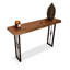 Console rectangulaire en bois massif noyer-131256821