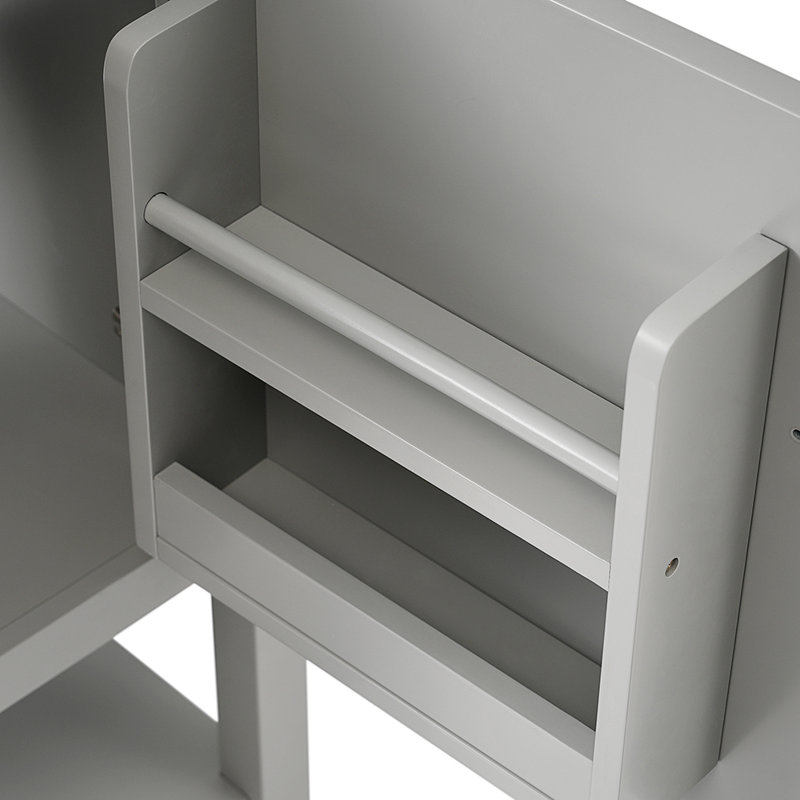 Meuble-lavabo simple avec plateau Nalaya 20,01, Gris