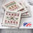 Christmas Treats 4-Pack Tumbled Tile Stone Coasters