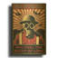 «Gas Mask» par LUXE, art mural en métal doré, 16 po x 24 po-133249595