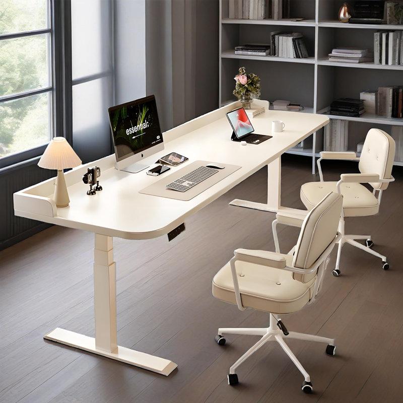 Bureau ajustable 39,37 po, H 49,61 po x l 39,37 po x P 27,56 po