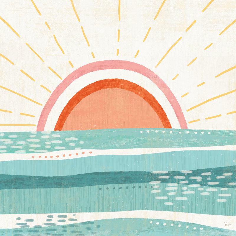 " Sweet Summer V " by Veronique Charron Painting Print, 20" H x 20" W x 1.25" D