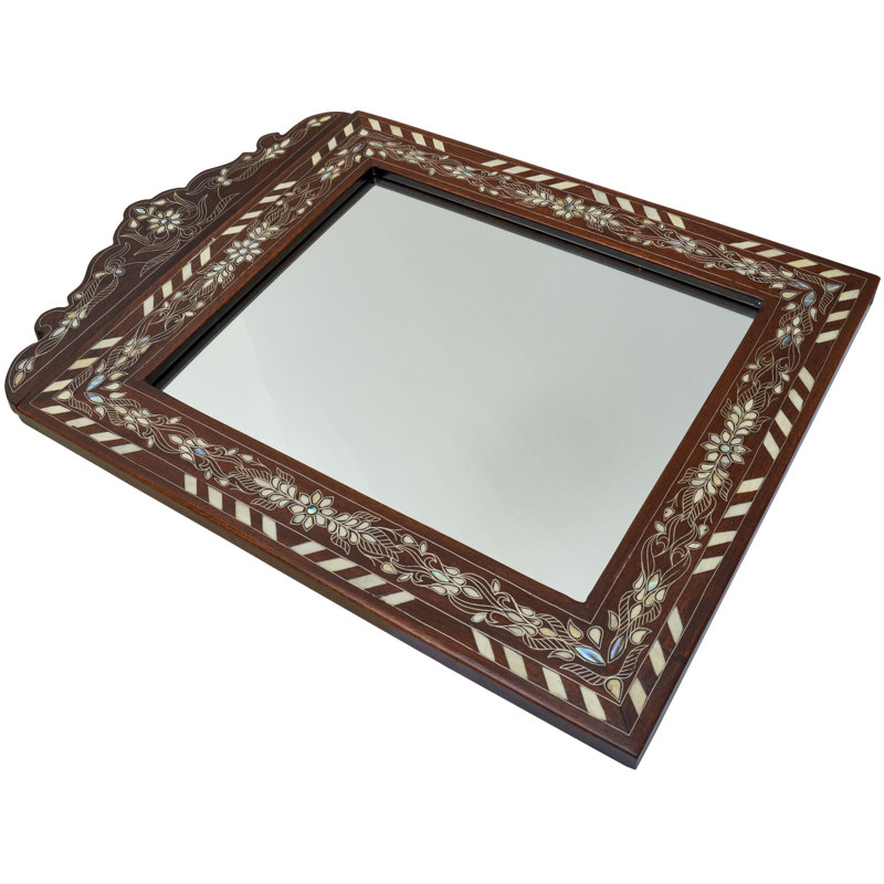 Arch Solid Wood Wall Mirror