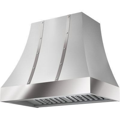 Alto 36 in. Convertible Wall Mount Custom Range Hood in Stainless Steel
