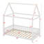 House Bed With Guardrail And LED